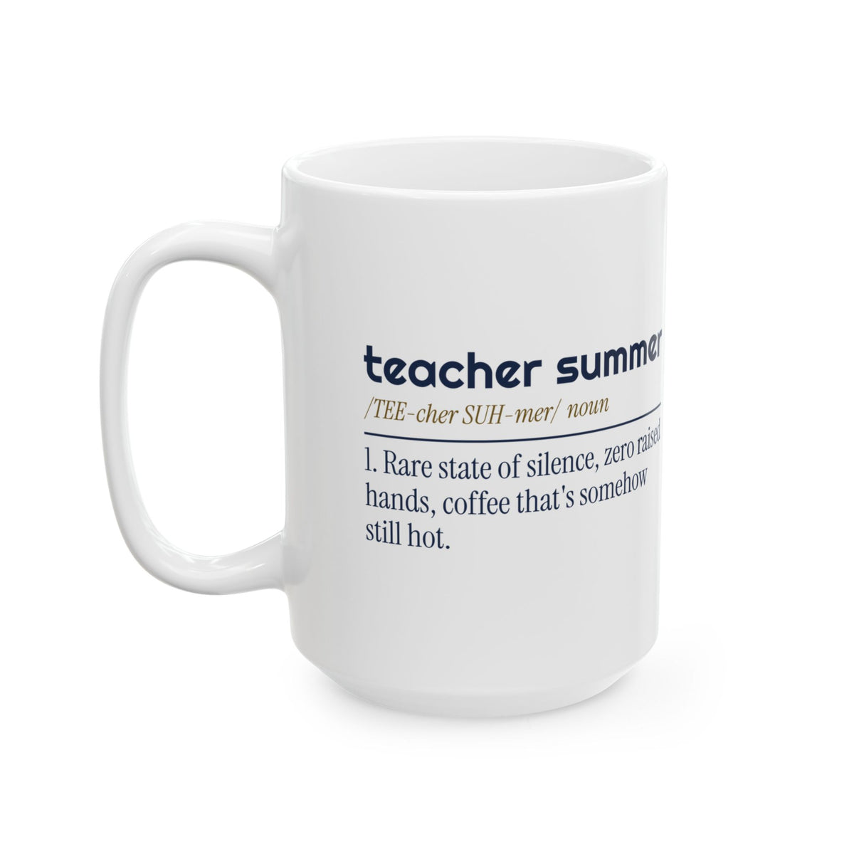 Funny Teacher Summer Dictionary Coffee Mug For Teachers
