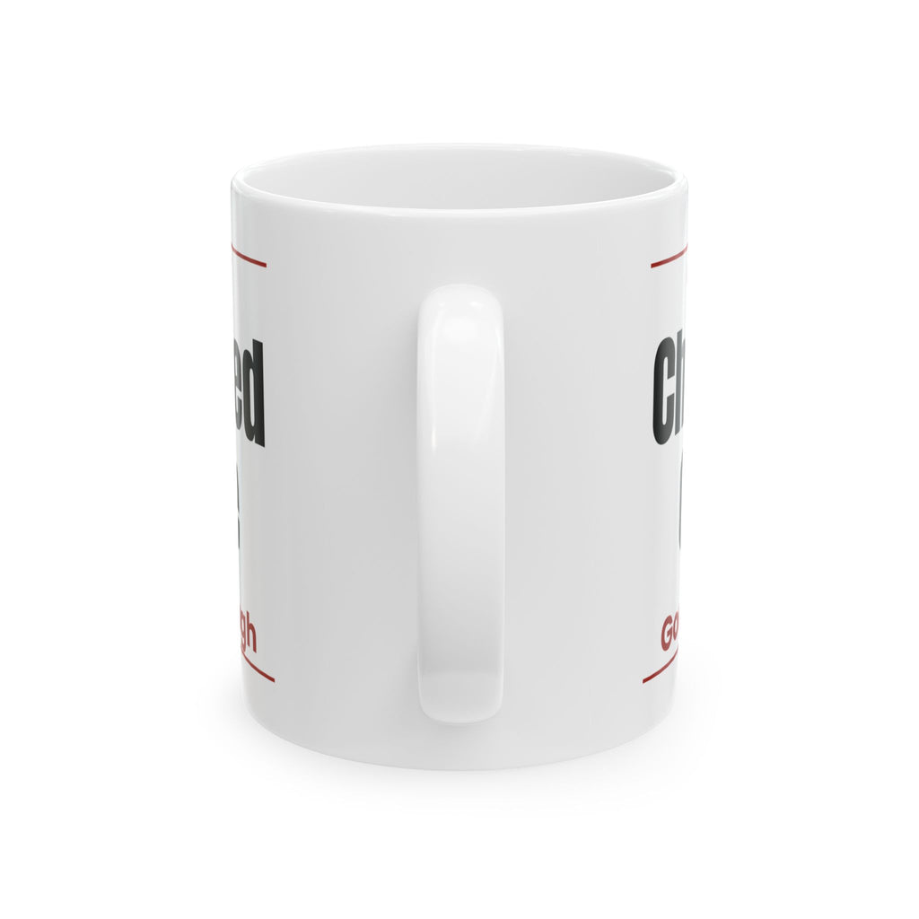 Funny Christmas Coffee Mug Gift List Checked Once Good Enough