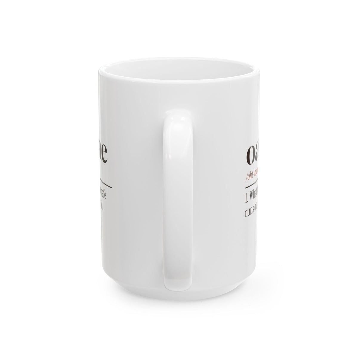 Funny Barista Coffee Mug Oatcome Definition For Baristas