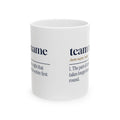 Funny Trivia Night Mug Team Name Dictionary Definition