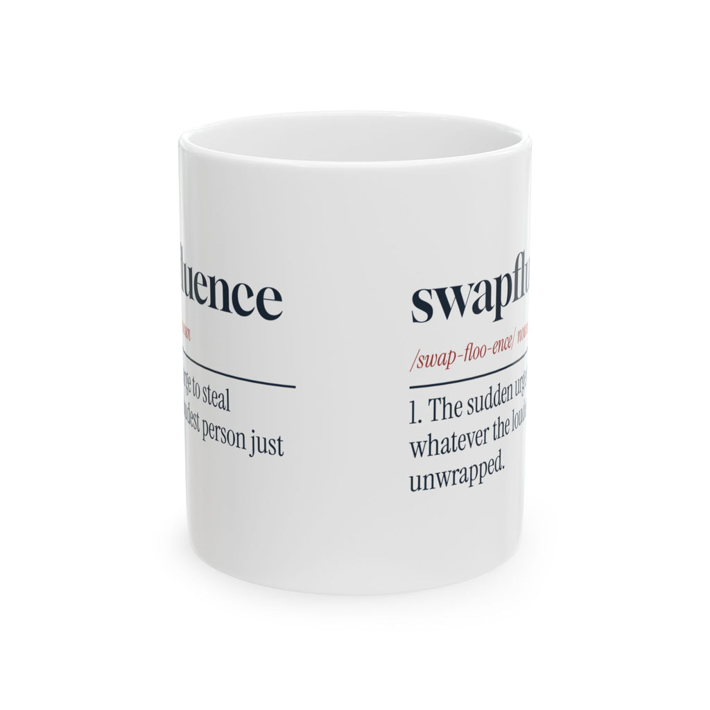 Funny White Elephant Coffee Mug Swapfluence Dictionary Definition