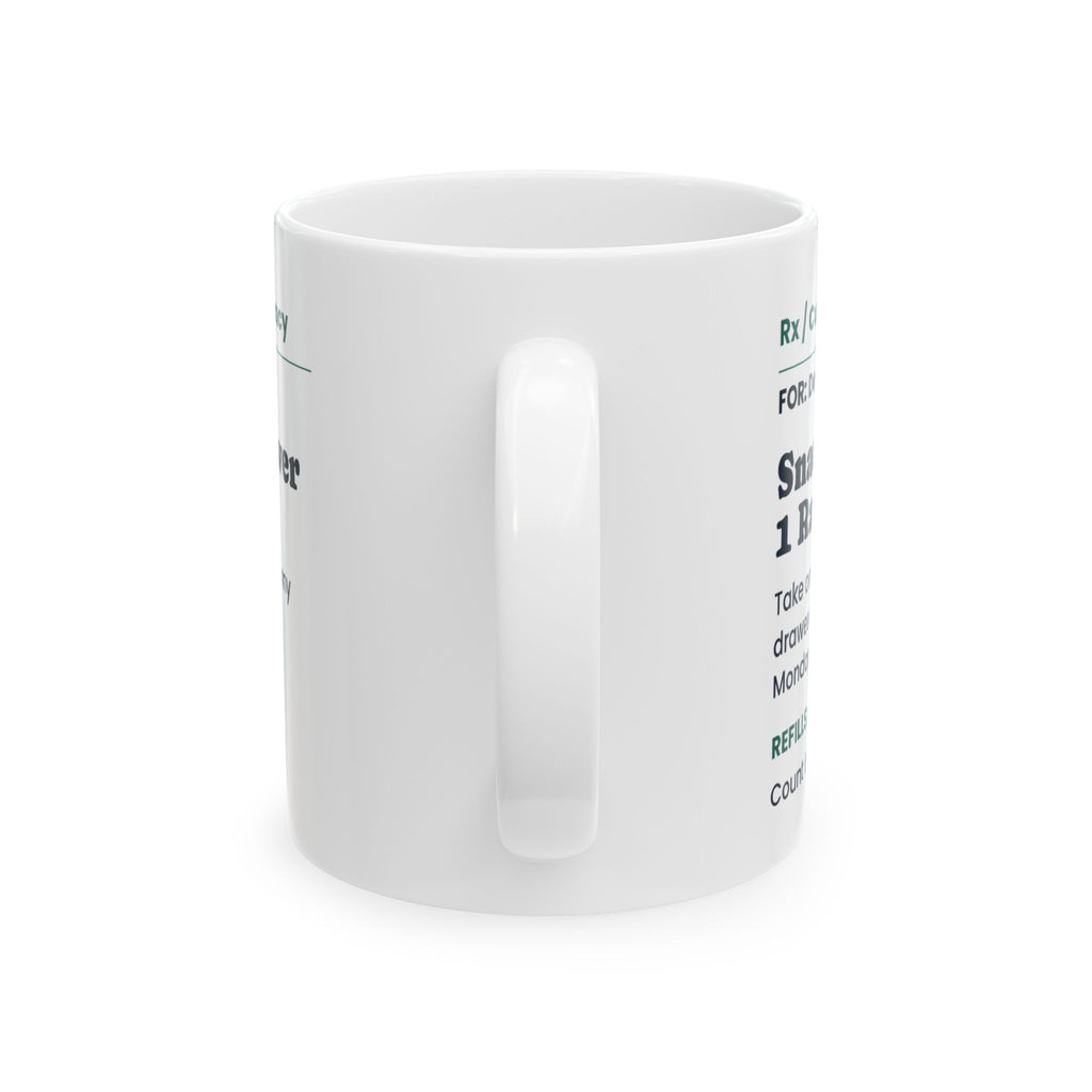 Funny Coworker Coffee Mug Snack Drawer Prescription For Coworkers