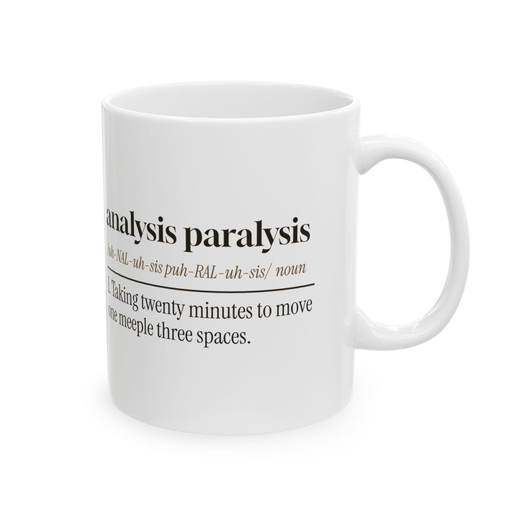 Board Game Coffee Mug Analysis Paralysis Twenty Minutes