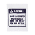 Funny Christmas Mom Throw Blanket Christmas Card List Do Not Ask