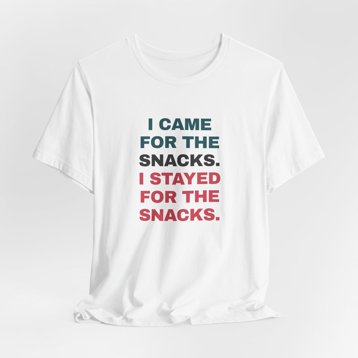 Funny Snack Lover Shirt I Came For The Snacks