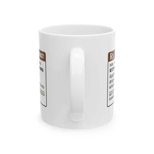 Bonus Mom Coffee Mug Rx Extra Patience For Drop-Off