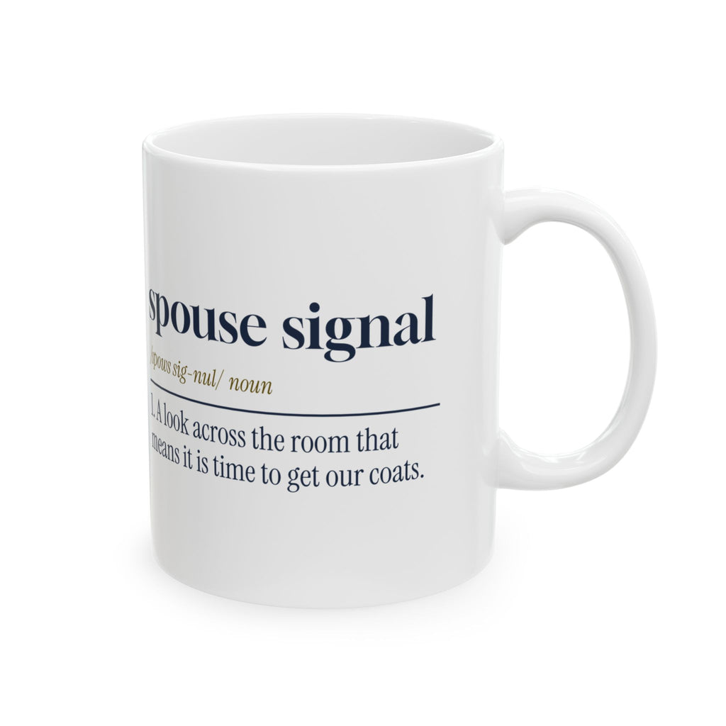 Funny Christmas In Laws Coffee Mug Spouse Signal Definition