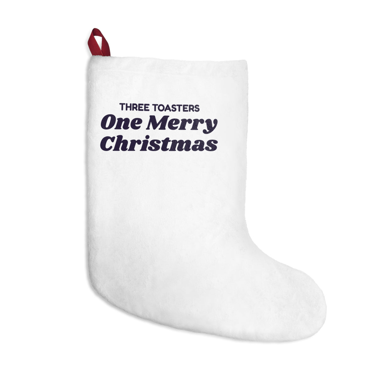 Funny Newlywed Christmas Stocking Three Toasters One Merry