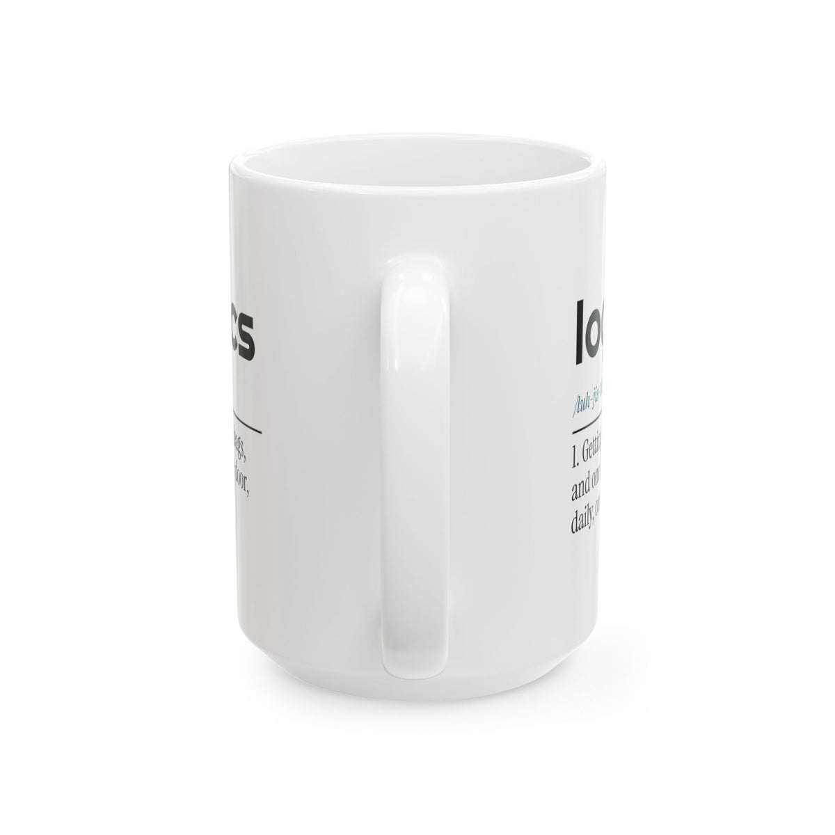 Funny Mom Coffee Mug Logistics Defined Family Joke For Wife
