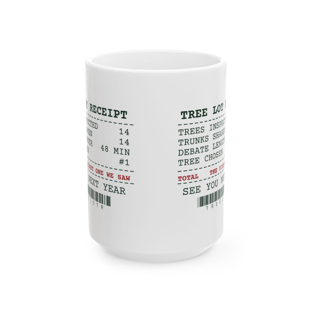 Funny Christmas Coffee Mug Tree Lot Receipt For Dad
