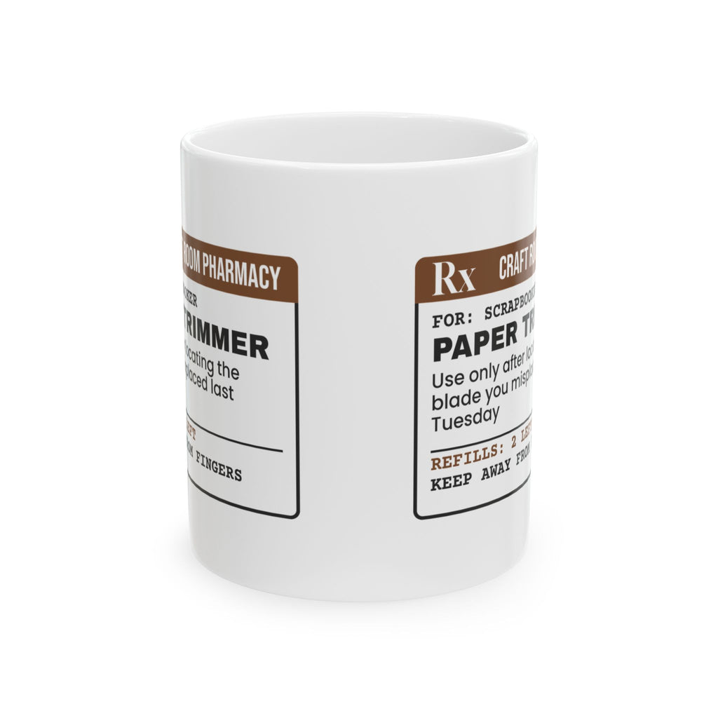 Scrapbooking Coffee Mug Paper Trimmer Prescription