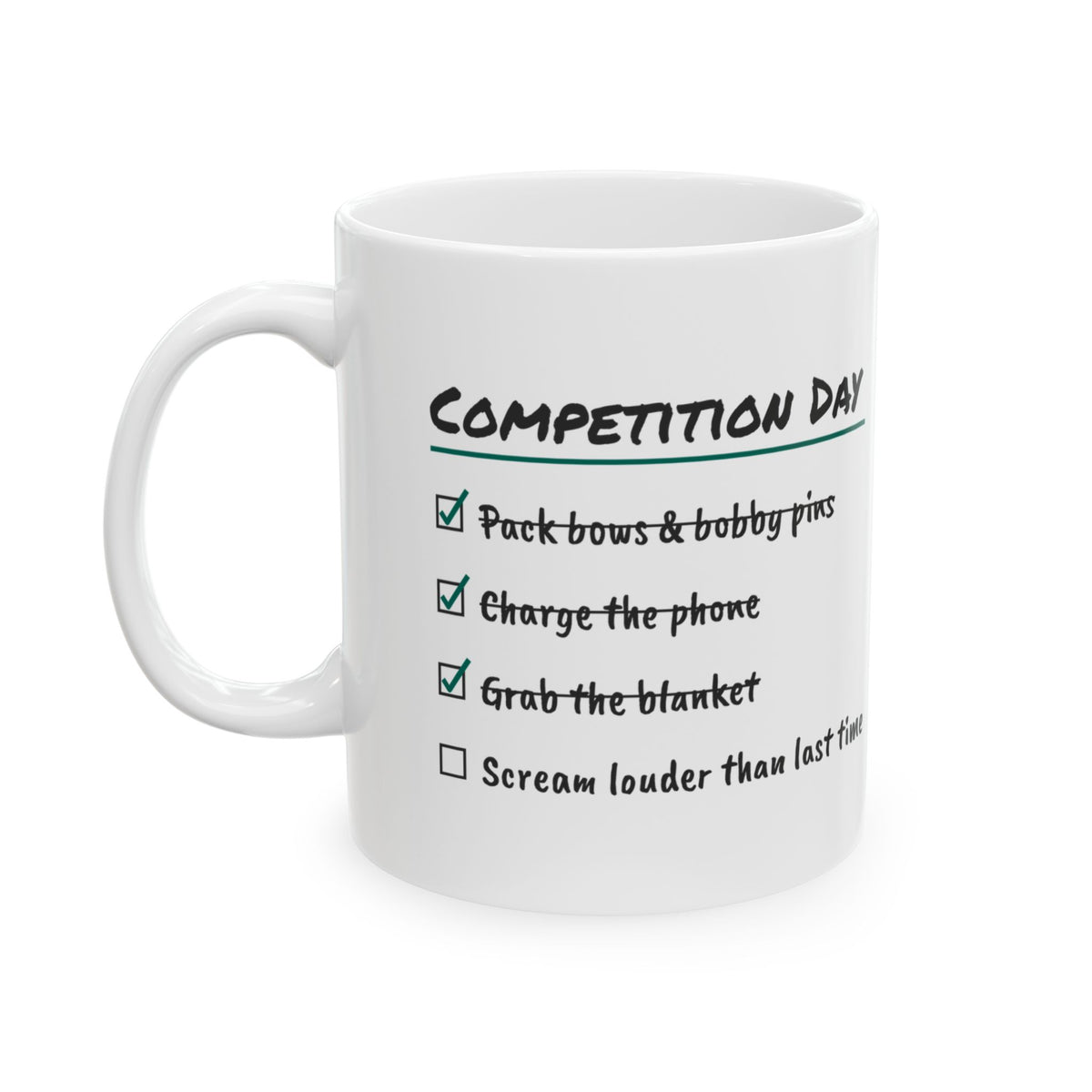 Cheer Mom Coffee Mug Scream Louder Than Last Time