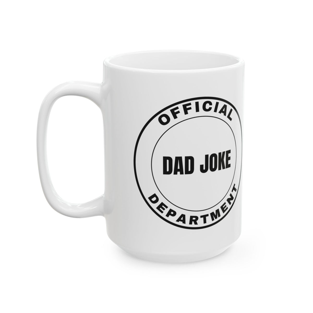 Official Dad Joke Department Coffee Mug, Funny Dad
