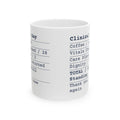 Funny Nurse Mug Clinical Day Receipt Itemized