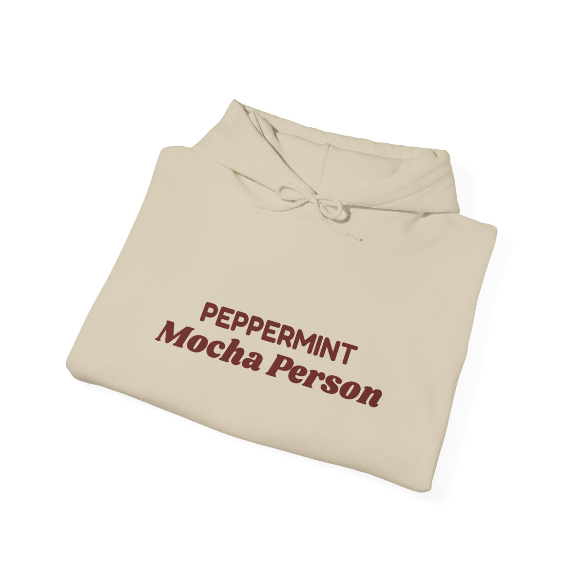 Christmas Hoodie Peppermint Mocha Person For Coffee Lovers