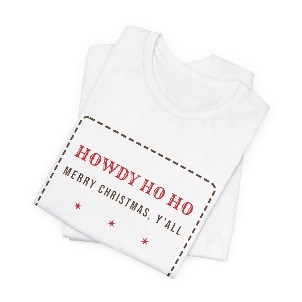 Funny Western Christmas Shirt Howdy Ho Ho