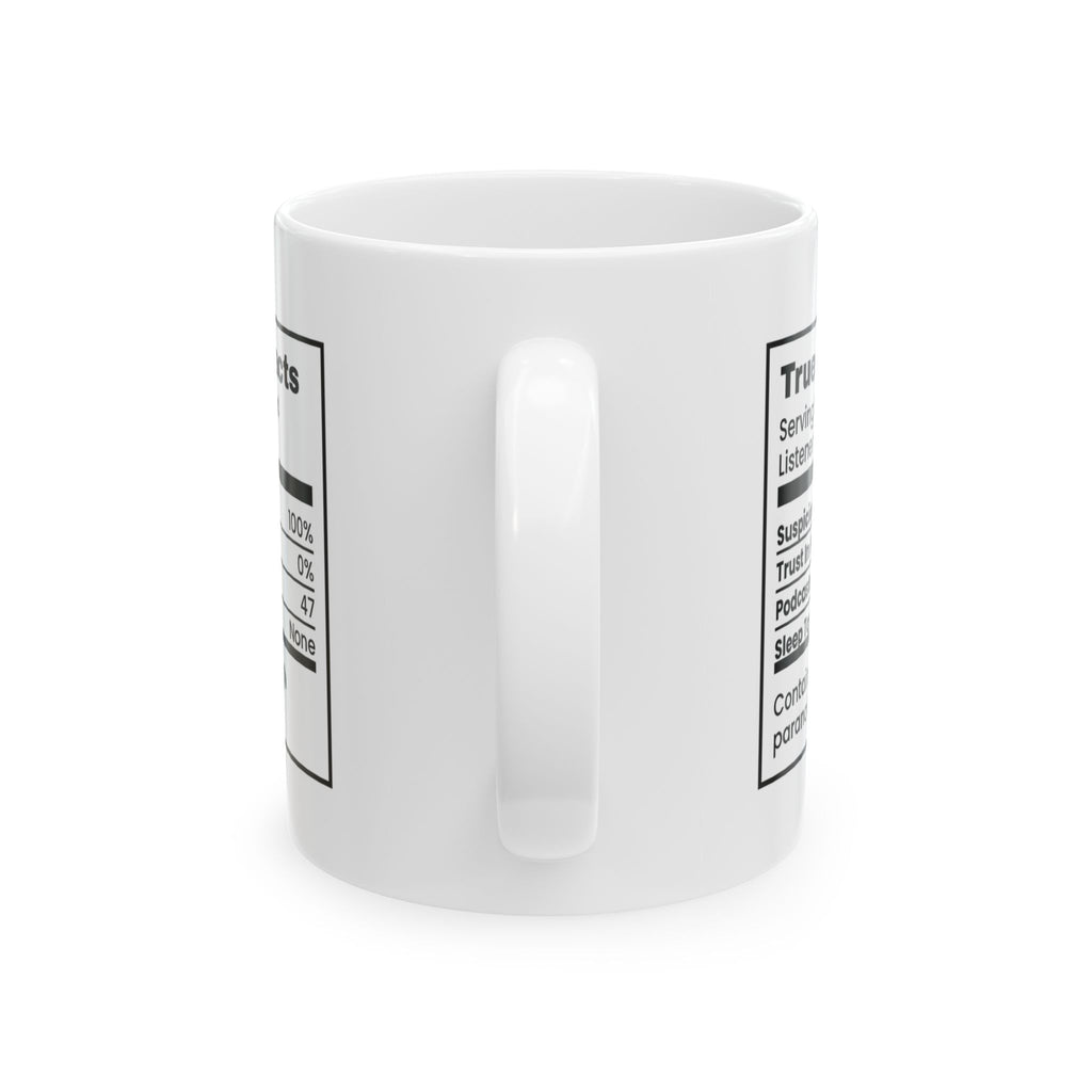 True Crime Coffee Mug - Facts for True Crime Fans