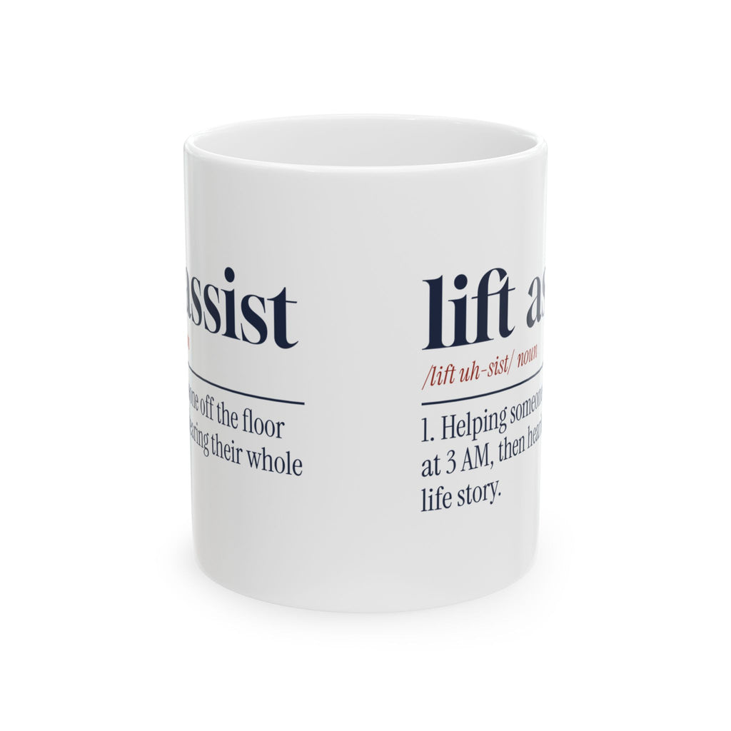 Funny Paramedic Coffee Mug Lift Assist Dictionary Definition For EMS