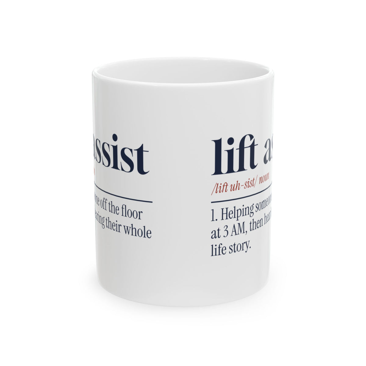 Funny Paramedic Coffee Mug Lift Assist Dictionary Definition For EMS