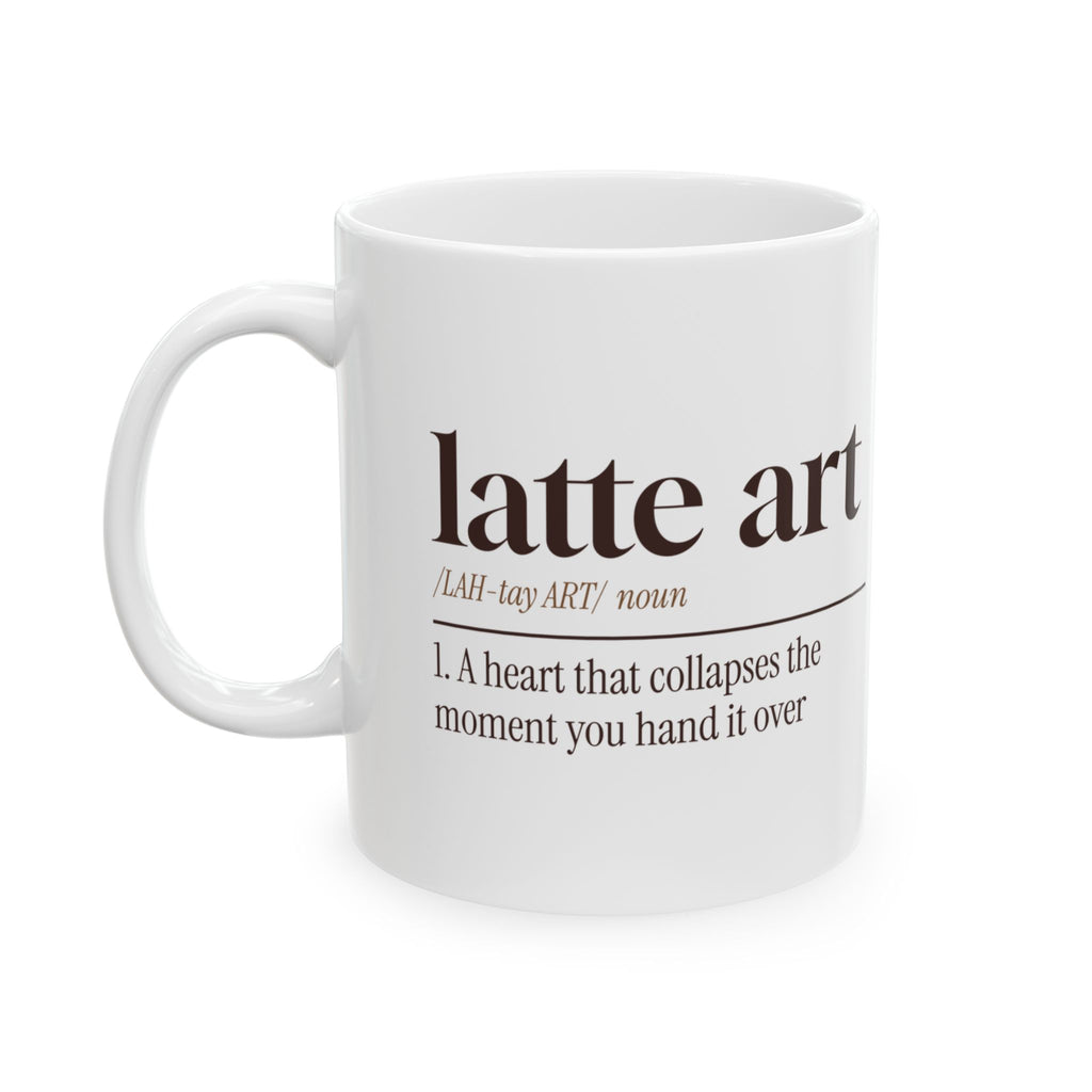 Latte Art Coffee Mug Collapses On Handoff