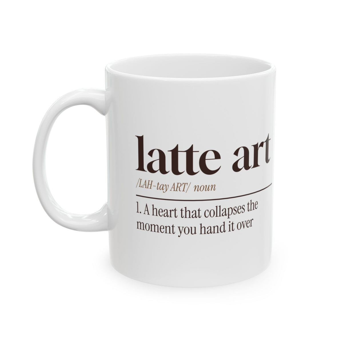 Latte Art Coffee Mug Collapses On Handoff