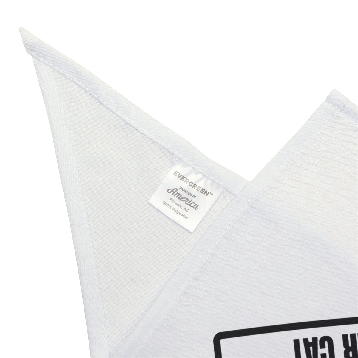 Funny Cat Mom Caution Label Dog Bandana For Cat Moms