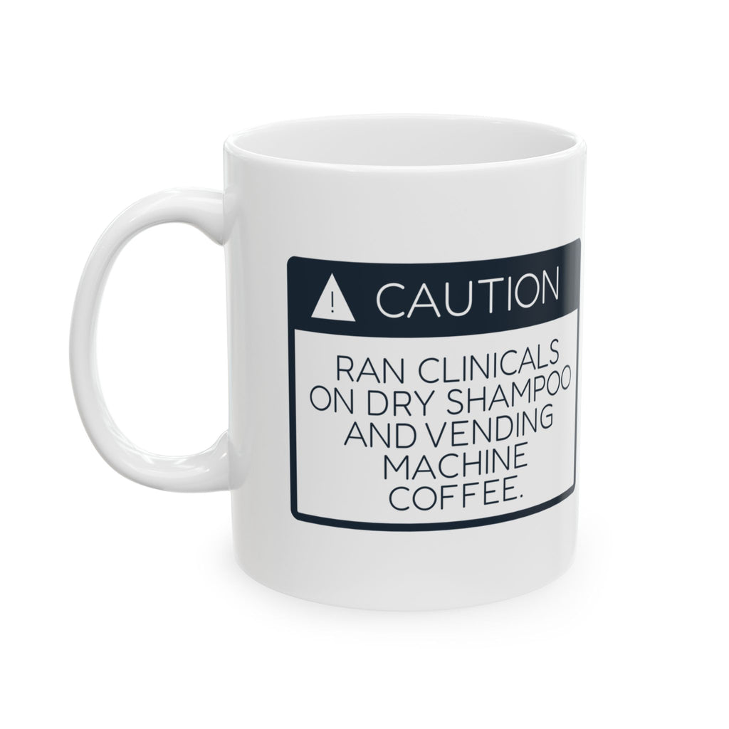 Funny Nursing Student Coffee Mug Caution Label For Nurses