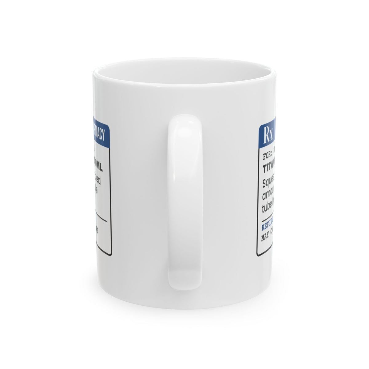 Funny Painter Coffee Mug Titanium White Prescription For Artists