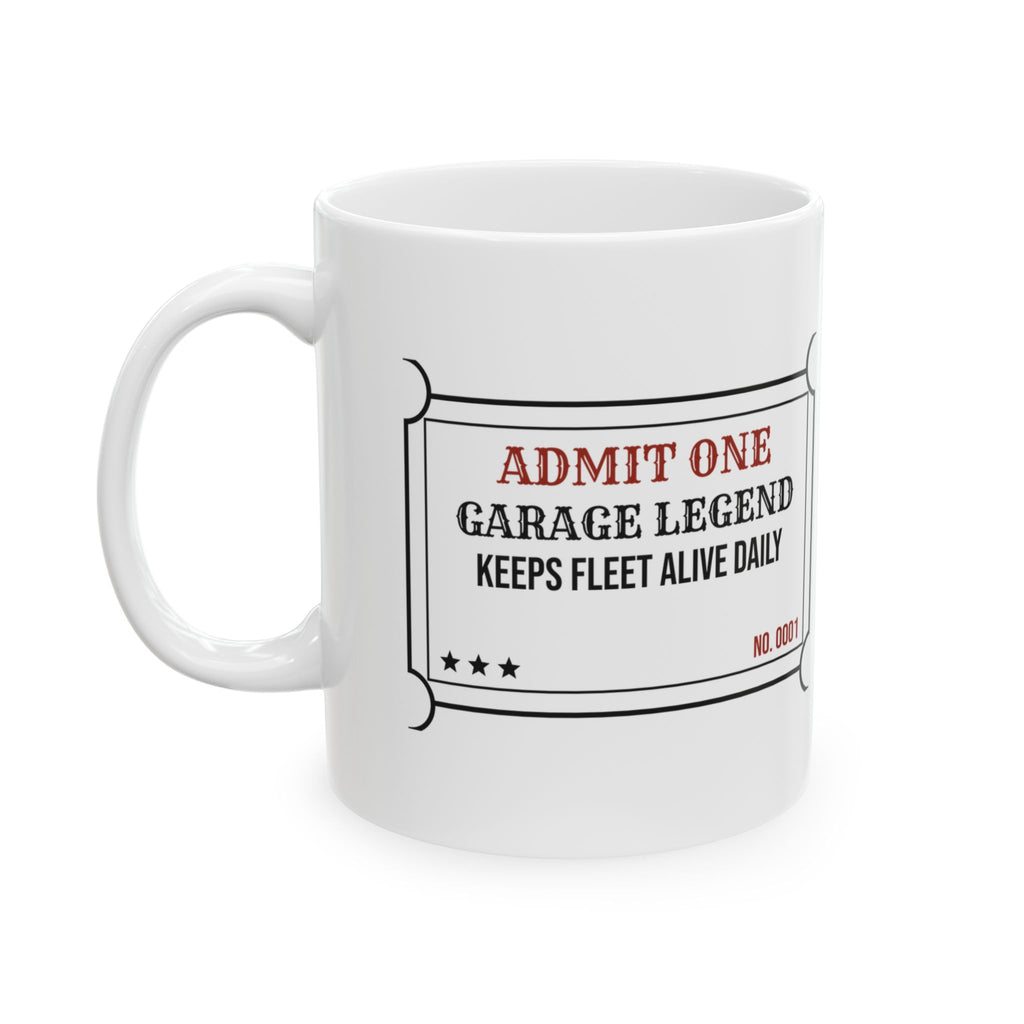 Garage Legend Coffee Mug No. 0001 For Mechanic