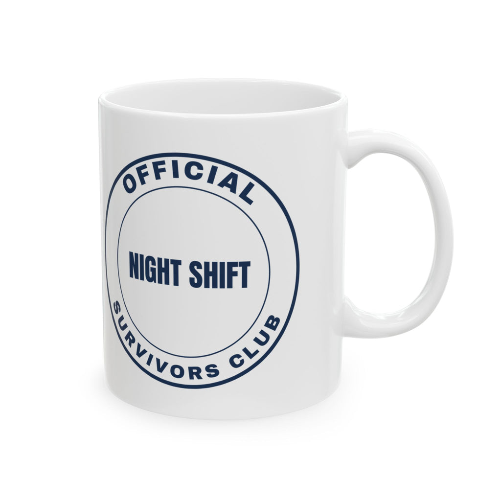Official Night Shift Survivors Club Coffee Mug, Funny Nurse