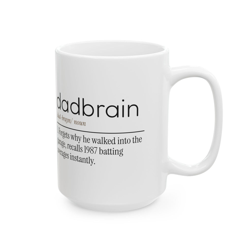 Funny Dad Coffee Mug Dadbrain Definition For Dad Fathers Day