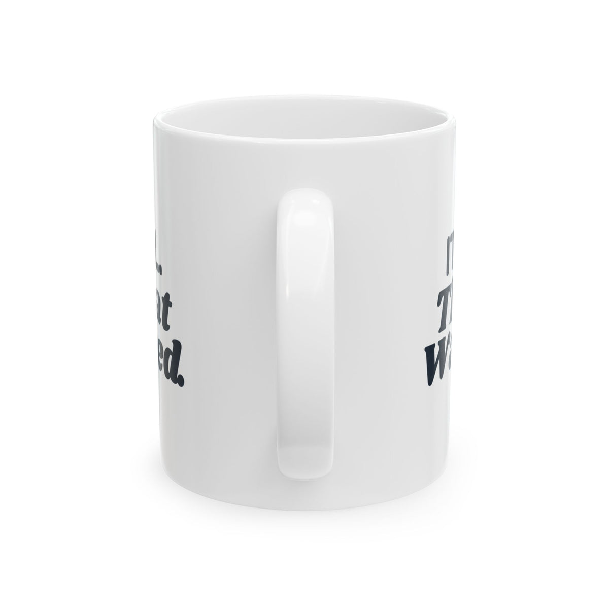 Funny Christmas Cat Coffee Mug It Fell The Cat Watched