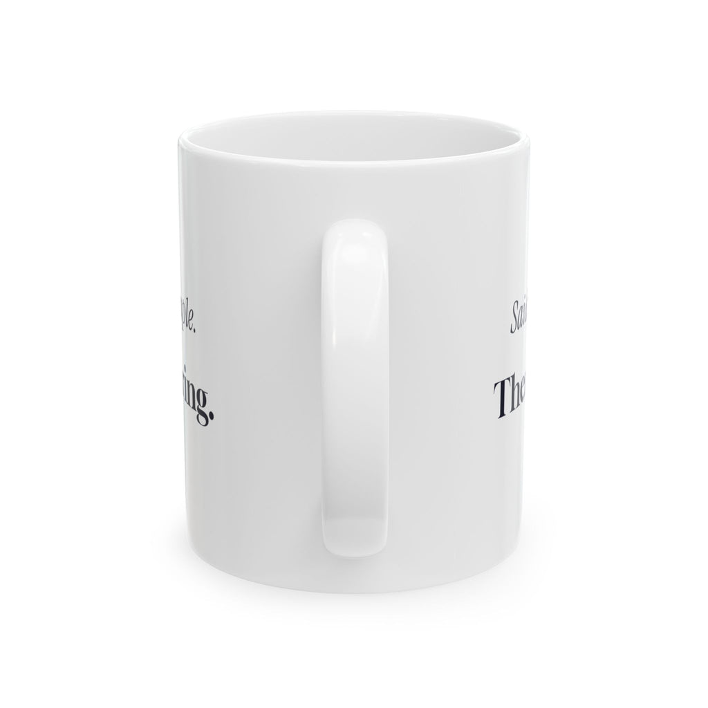 Funny Plumber Coffee Mug Said It Was Simple Wax Ring