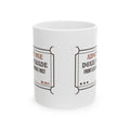 Funny Dachshund Mug Doxie Parade Front Legs Arrive First