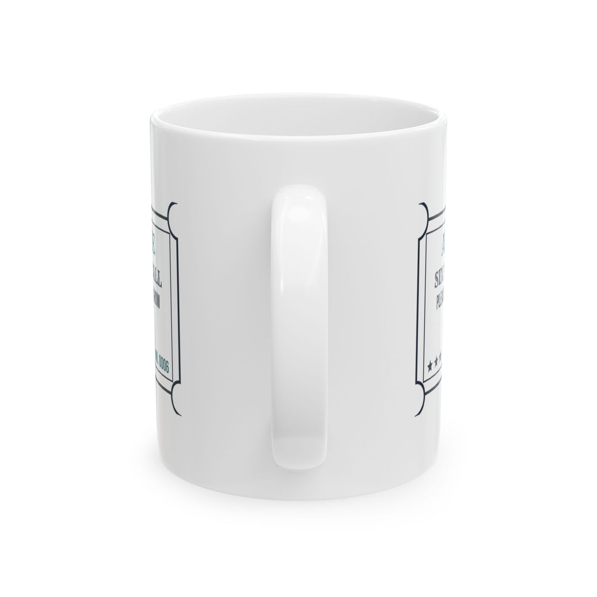 Dental Hygienist Coffee Mug See You In Six Months Recall Ticket