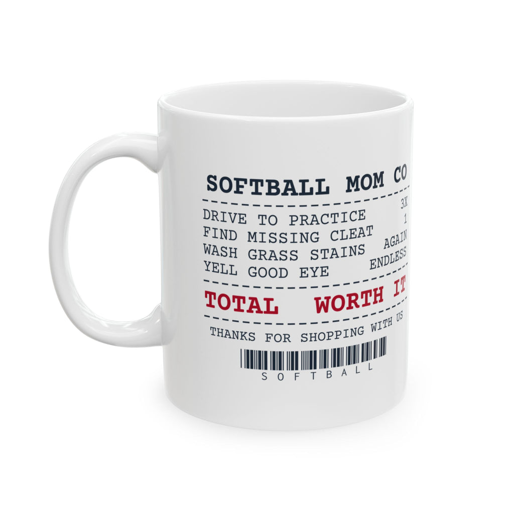 Softball Mom Coffee Mug The Receipt