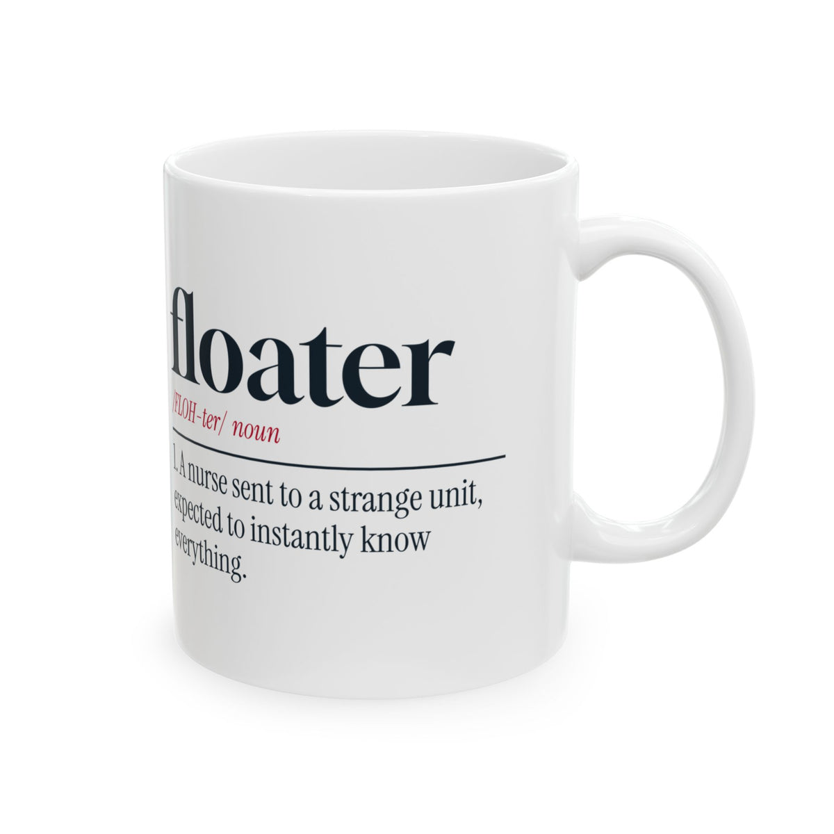 Floater Expected To Know Everything Coffee Mug
