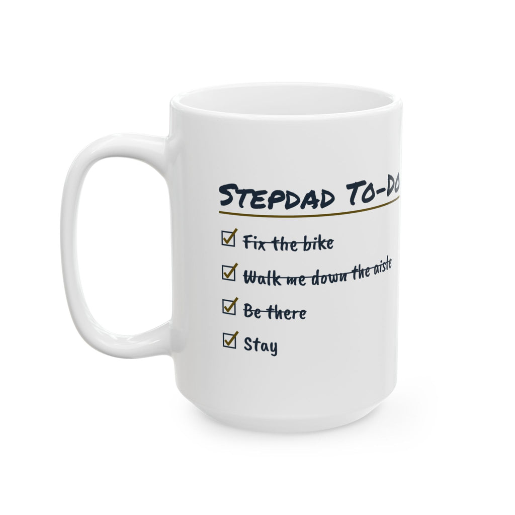 Stepdad To Do List Coffee Mug Funny Checklist For Dads