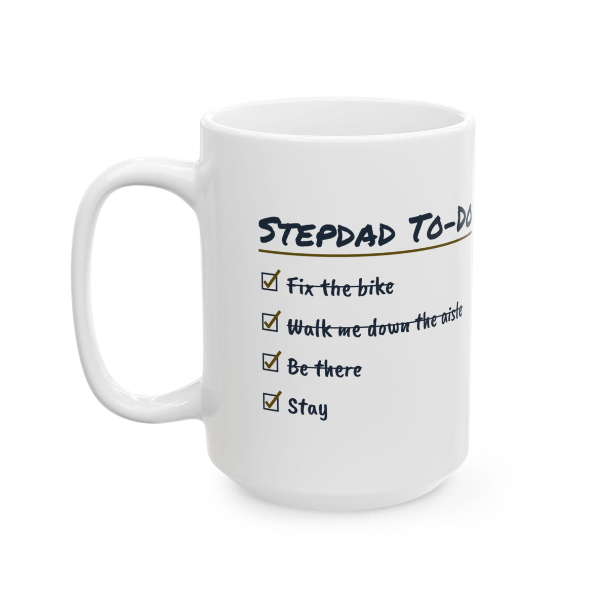 Stepdad To Do List Coffee Mug Funny Checklist For Dads