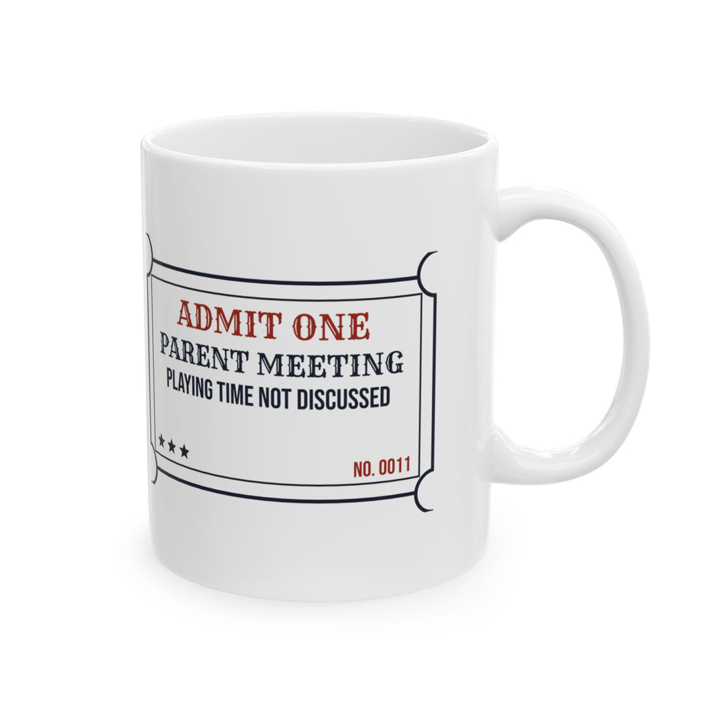 Funny Assistant Coach Mug Playing Time Not Discussed Parent Meeting
