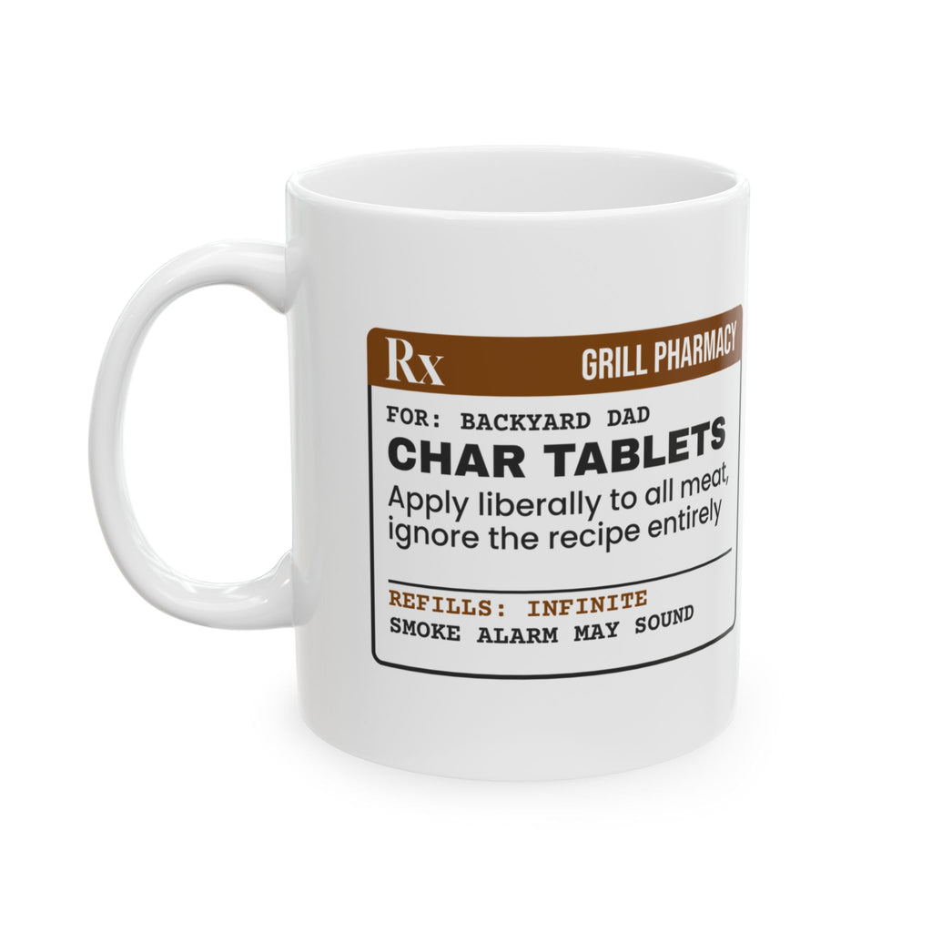 Funny Cooking Mug Char Tablets Apply Liberally