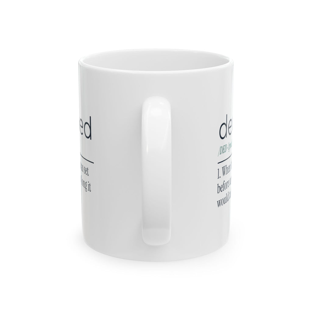 Funny Project Manager Coffee Mug Deadlined Definition For Managers