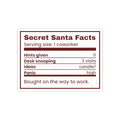 Funny Christmas Coworker Sticker Secret Santa Facts Label