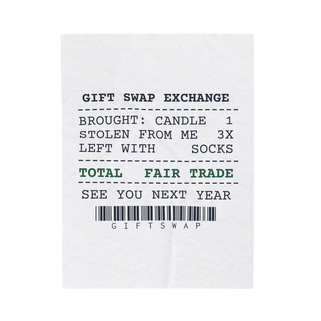 Funny White Elephant Throw Blanket Stolen From Me 3x Left With Socks