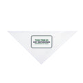 Funny Christmas Cat Dog Bandana This Tree Is Cat Supervised Sign