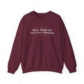 Christmas Sweatshirt Mom Thank You For Every Christmas