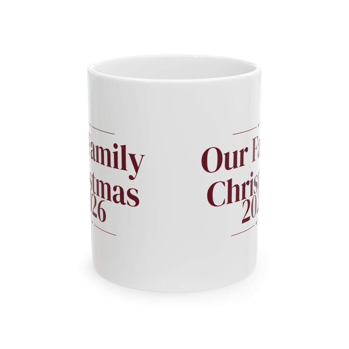 Our Family Christmas 2026 Coffee Mug For The Whole Family