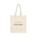 Funny Christmas Dog Tote Bag The Dog Got A Stocking I Got Socks