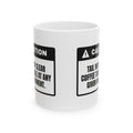 Labrador Coffee Mug Tail Clearance Zone For Dog Lovers