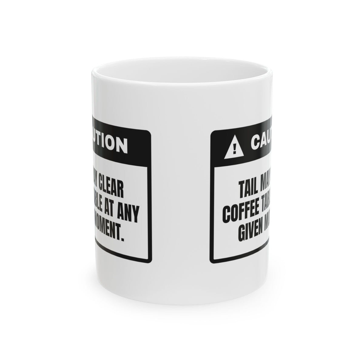 Labrador Coffee Mug Tail Clearance Zone For Dog Lovers